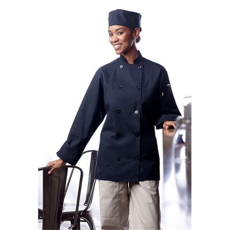 NATHAN CALEB Orleans Chef Coat in Navy - 2XLarge NA2162589